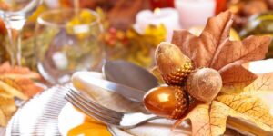 Thanksgiving-Tisch