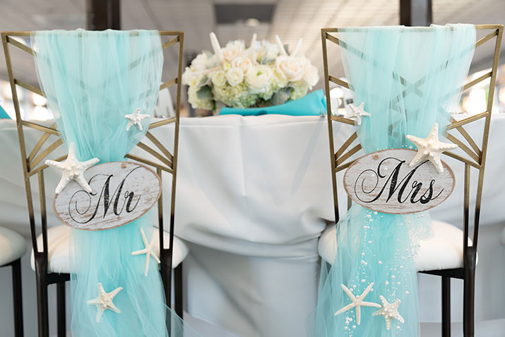 Marcia e Mike: decorazioni per il matrimonio