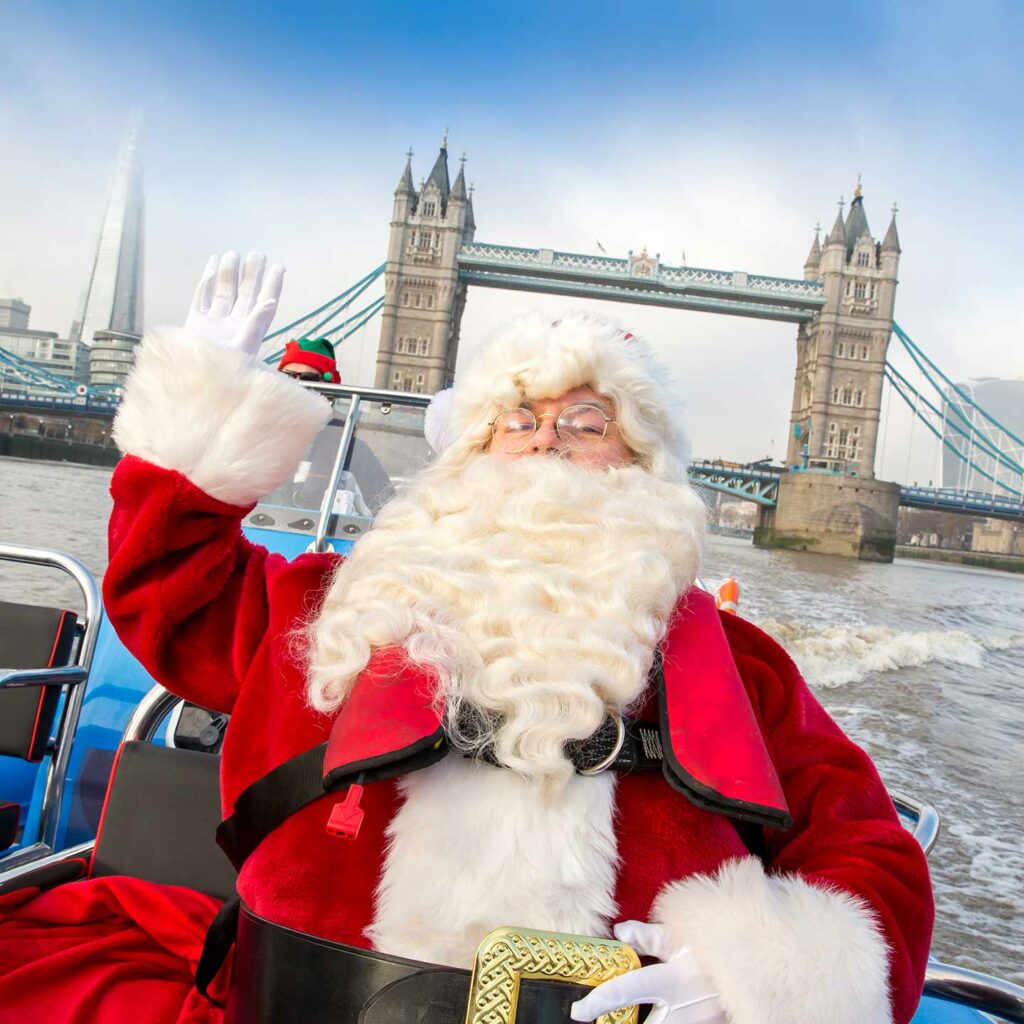 Babbo Natale in barca a vela