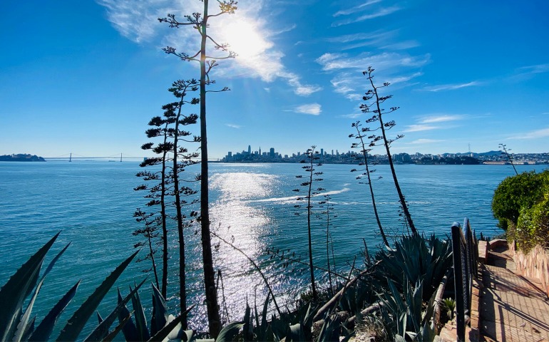 best winter views from alcatraz