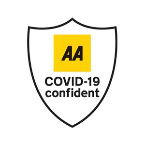 شعار AA COVID الواثق
