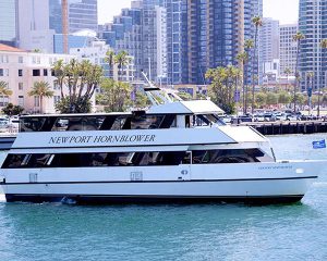 newport hornblower with city background