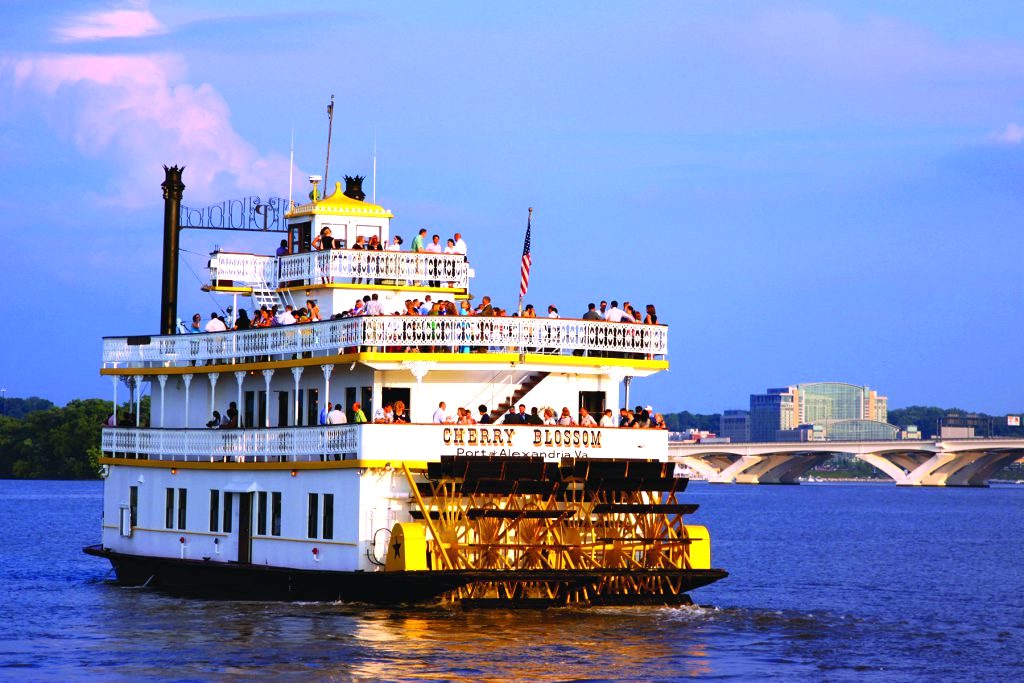 The Cherry Blossom Riverboat on the Potomac River.