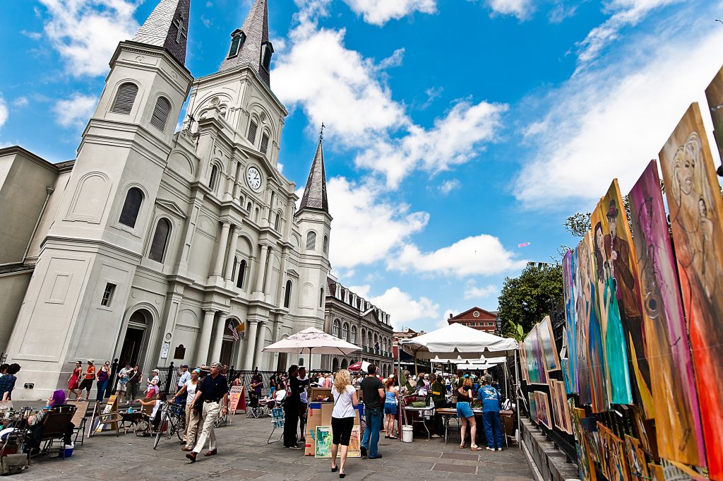 det franske kvarter i New Orleans