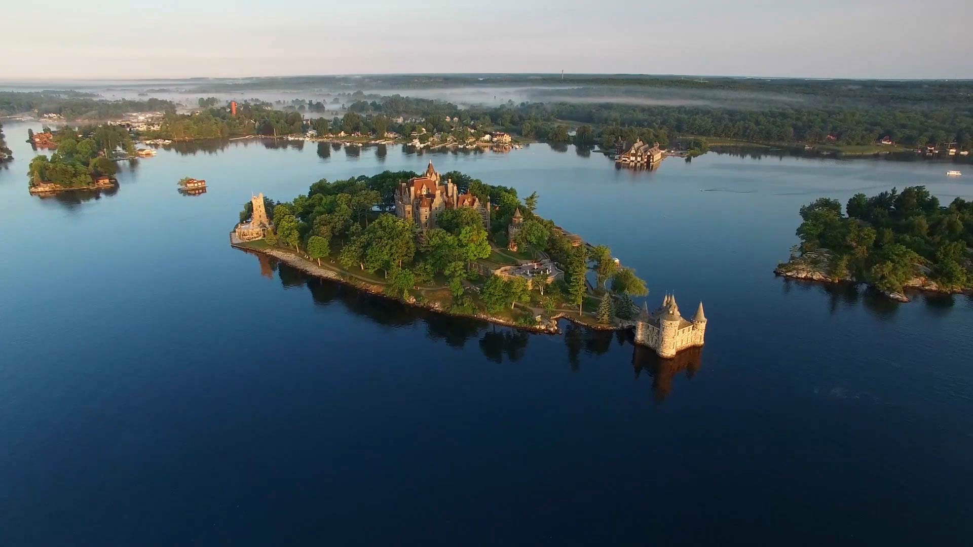 Gananoque Ontario island in the St. Lawrence River