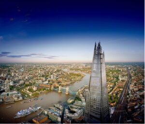  Het uitzicht vanaf de Shard 