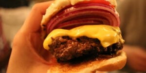 J.G Melon hamburger New York City