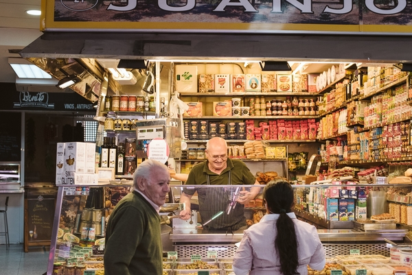 Madrid sınırlarındaki Mercado