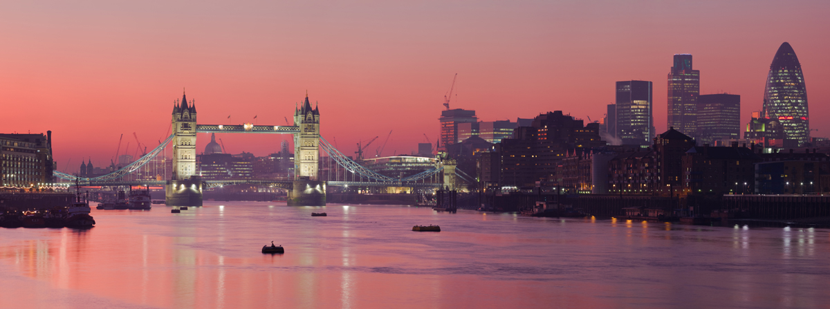 Zonsondergang Tower Bridge Londen