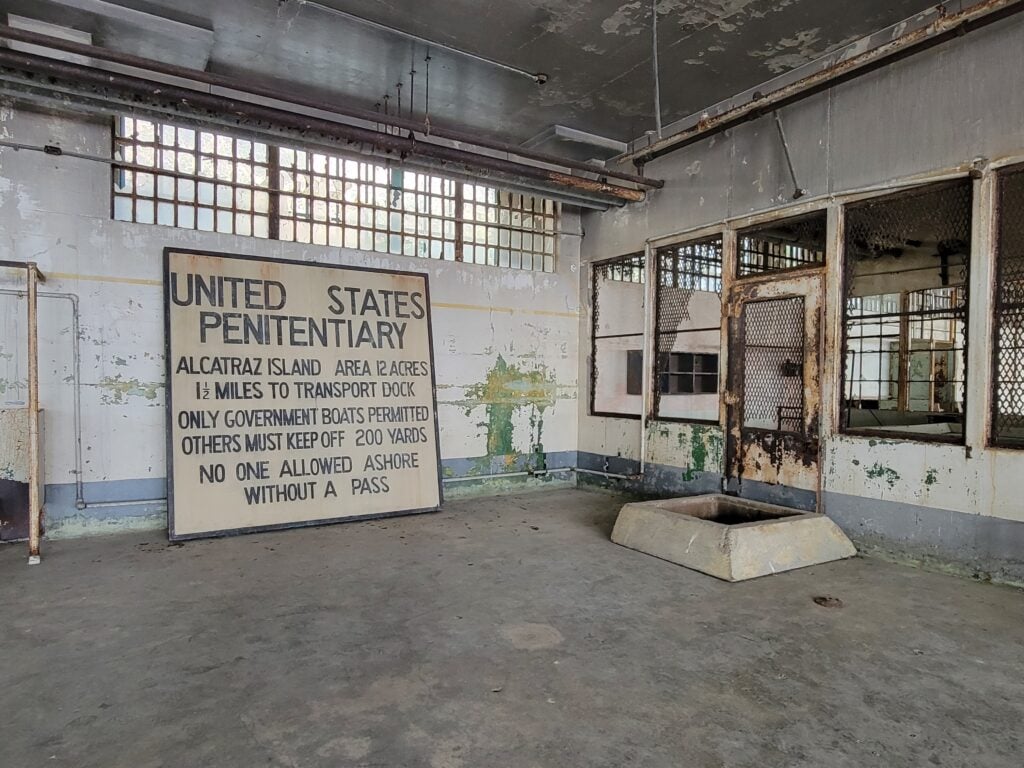 Visite des coulisses d'Alcatraz