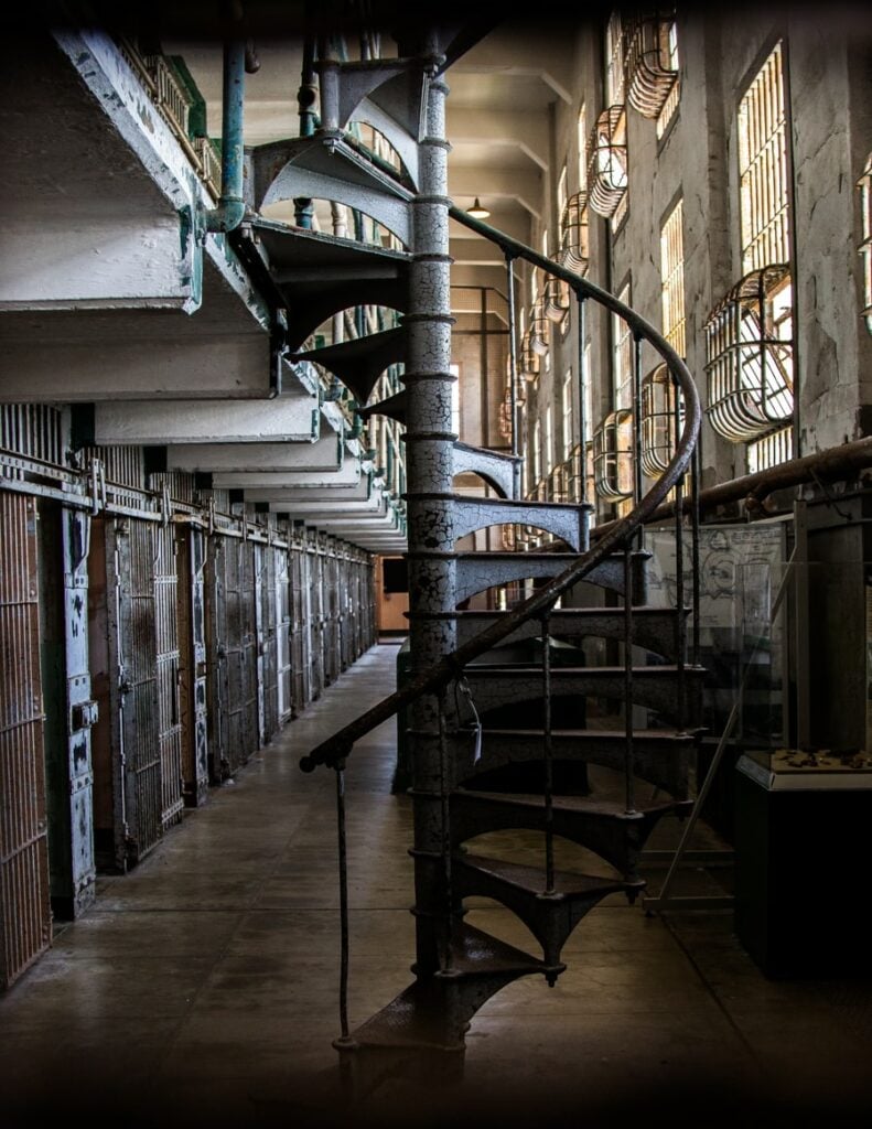 These are the dummy heads used by inmates Frank Morris, Clarence Anglin,  and John Anglin from when they made their escape from the notorious Alcatraz  Island penitentiary on the night of June