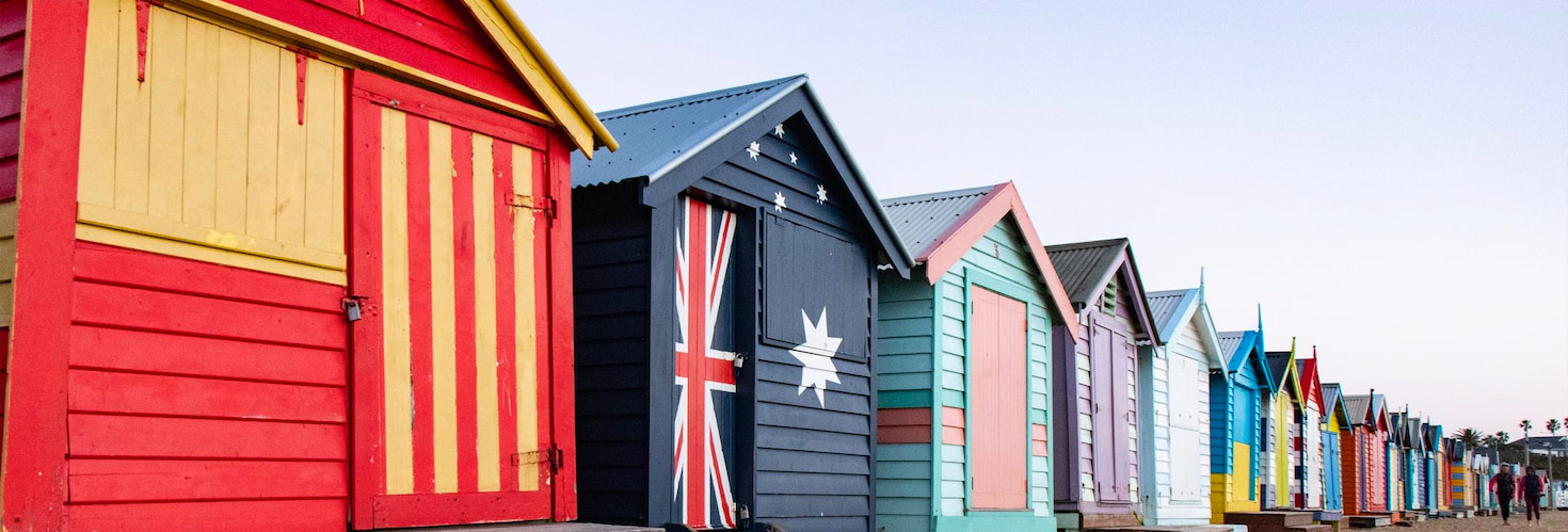 Melbourne Australia Bathing Boxes