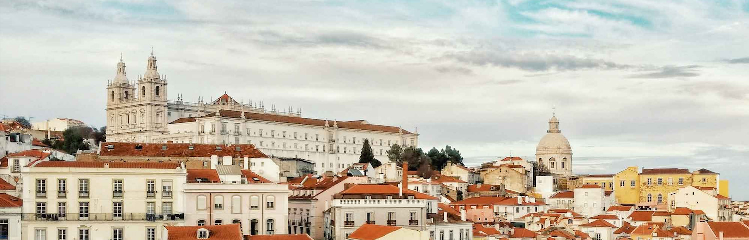 Vue sur le toit du Portugal