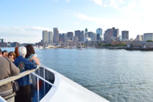 Barca del porto di Boston