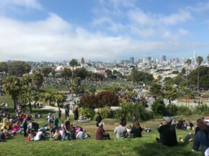 People in a park