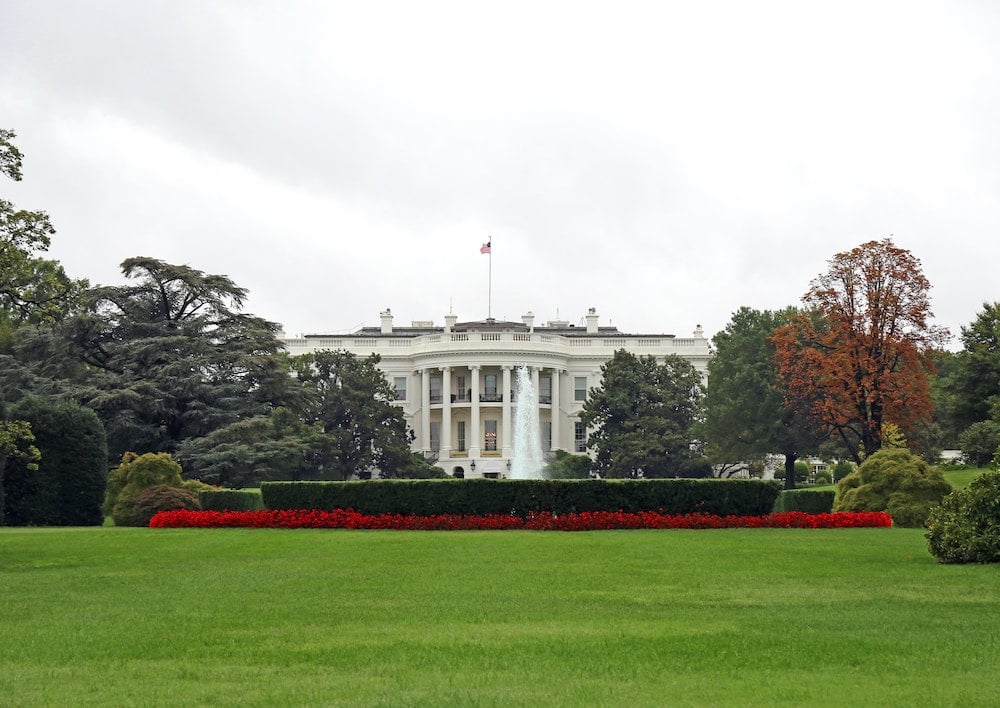 Ikulu ya White House Washington DC.