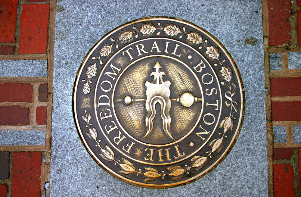 freedom trail in Boston