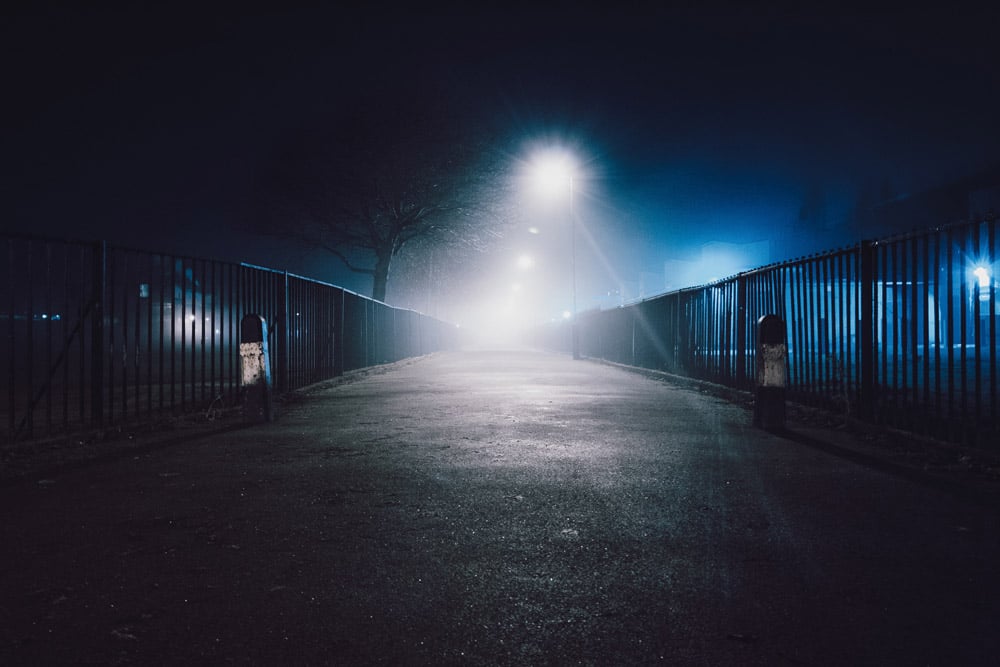 london at night