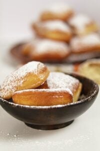 Beignets en un bol