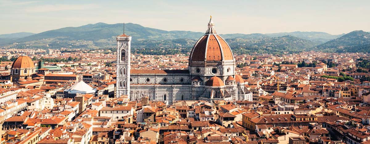 Florence Italy skyline at day