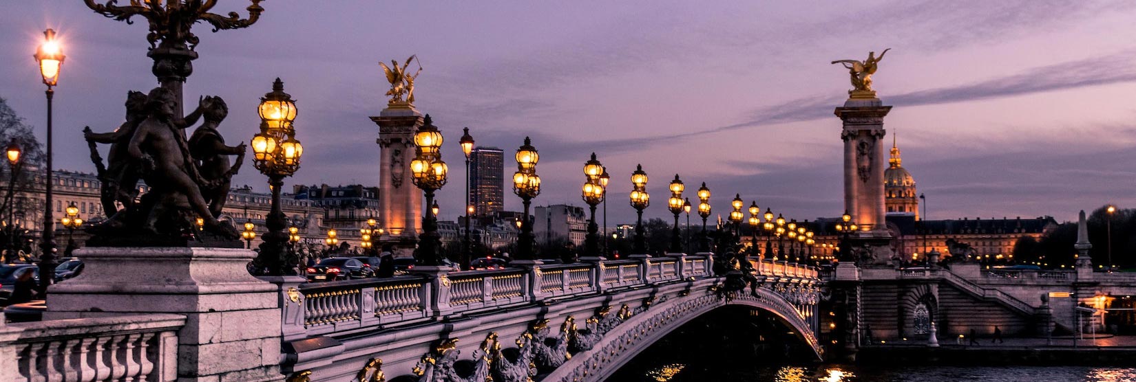 Brücke Pont Alexandre III Paris, Frankreich