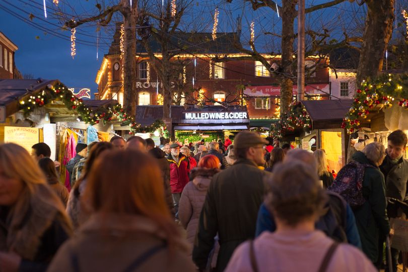 mercado navideño de york