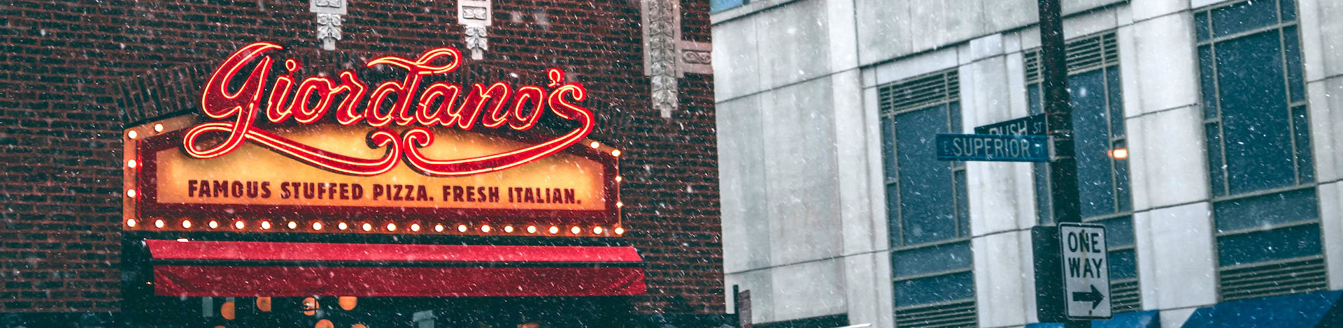 Giordano's Pizza skilt Chicago