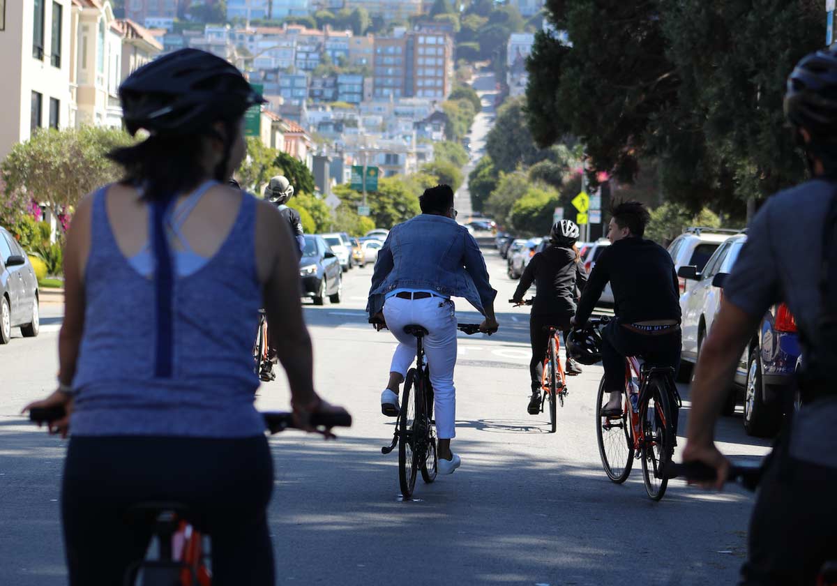 Lawatan basikal di San Francisco