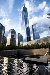 9/11-Denkmal und Freedom Tower
