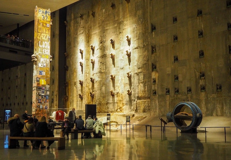9/11 Museum interior New York City
