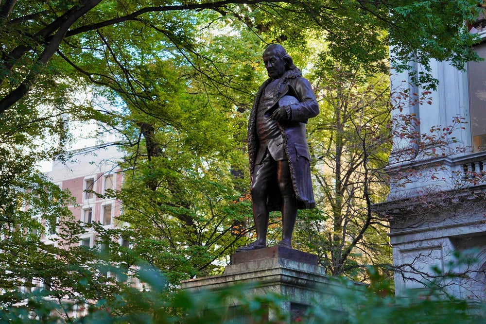 Ben-Franklin-Statue