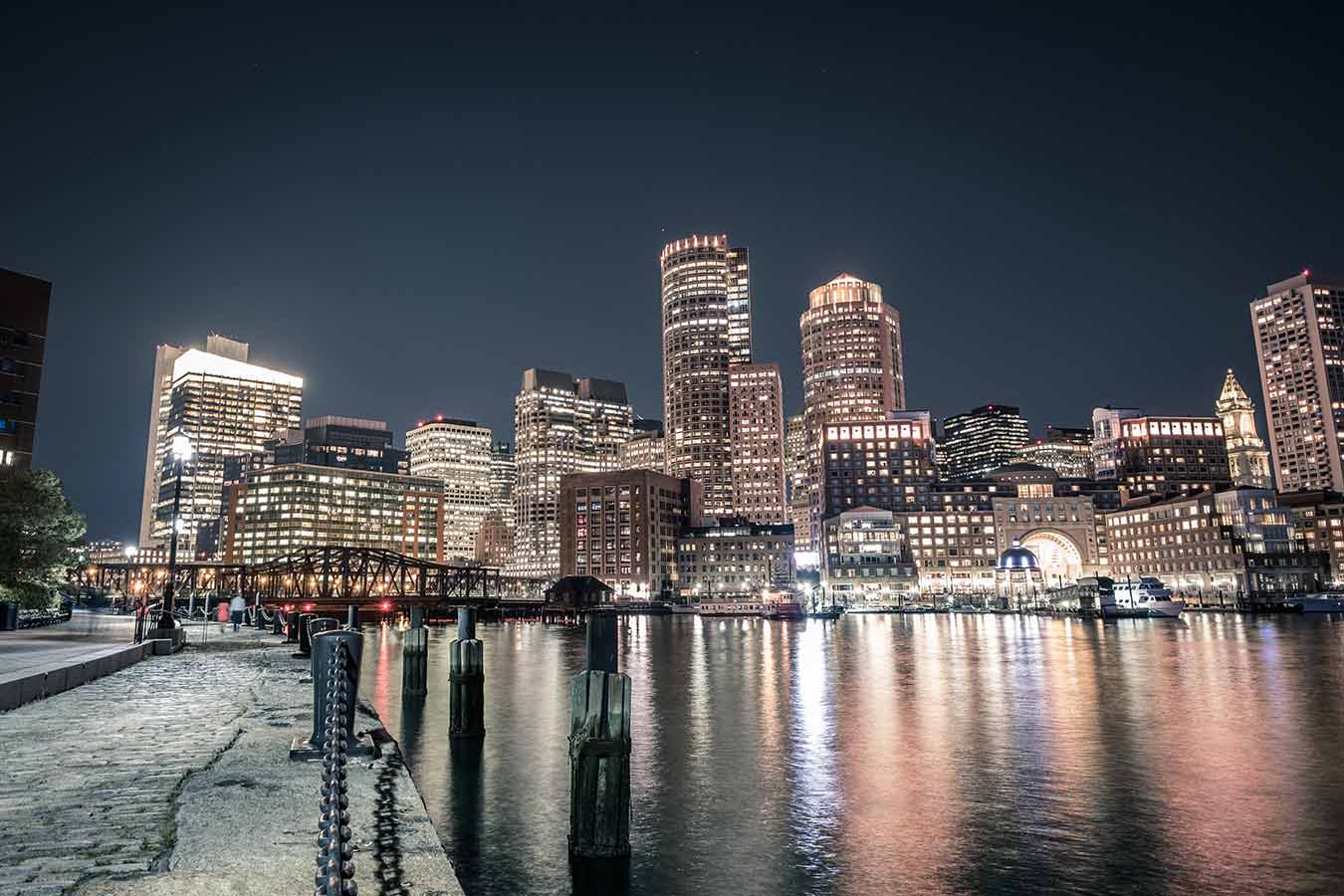 skyline von boston