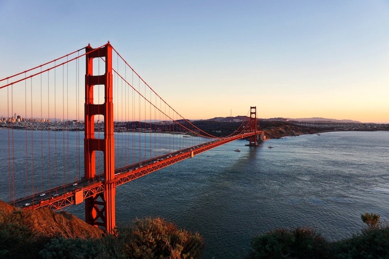 جسر البوابة الذهبية سان فرانسيسكو