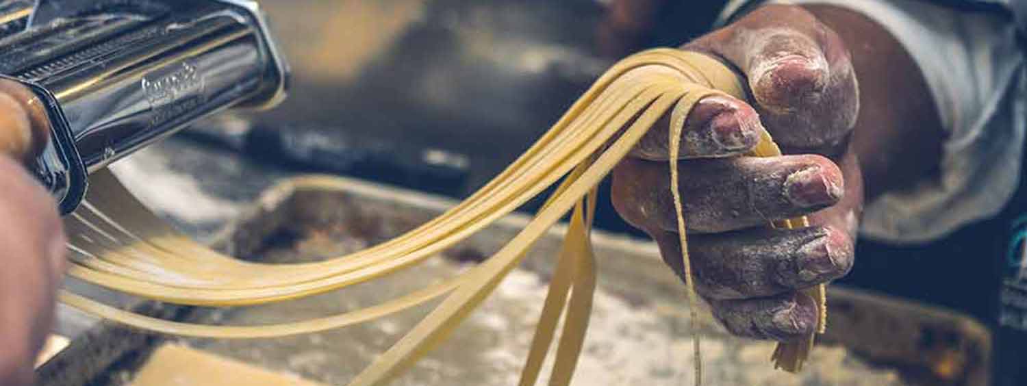 fremstilling af pasta i Rom