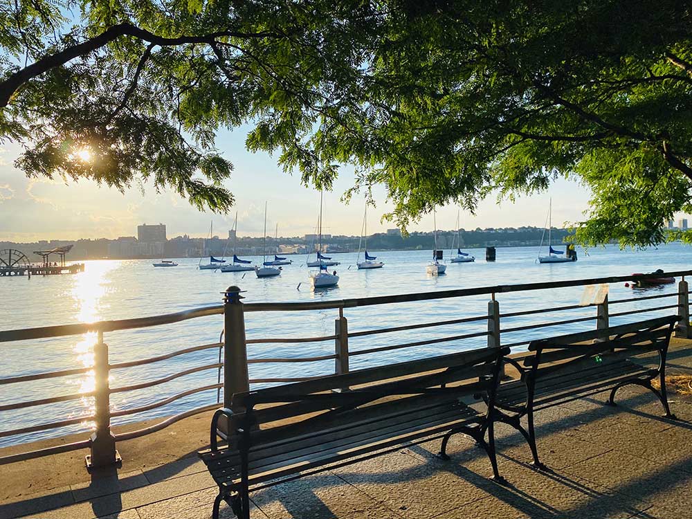 río hudson en nueva york