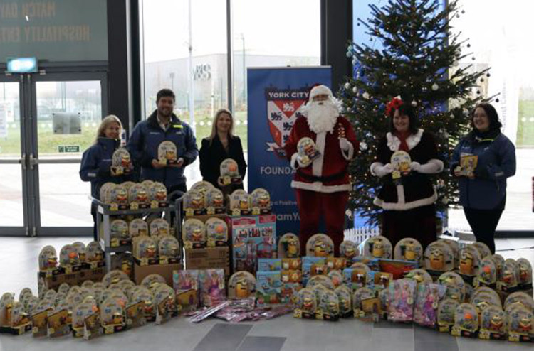 weihnachtsmann liefert in york aus