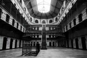 Kilmainham Gaol Dublín Irlanda interior prisión