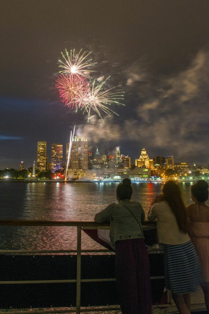 fuochi d'artificio a Philadelphia