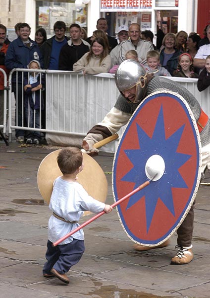 children enjoying jorvik viking centre