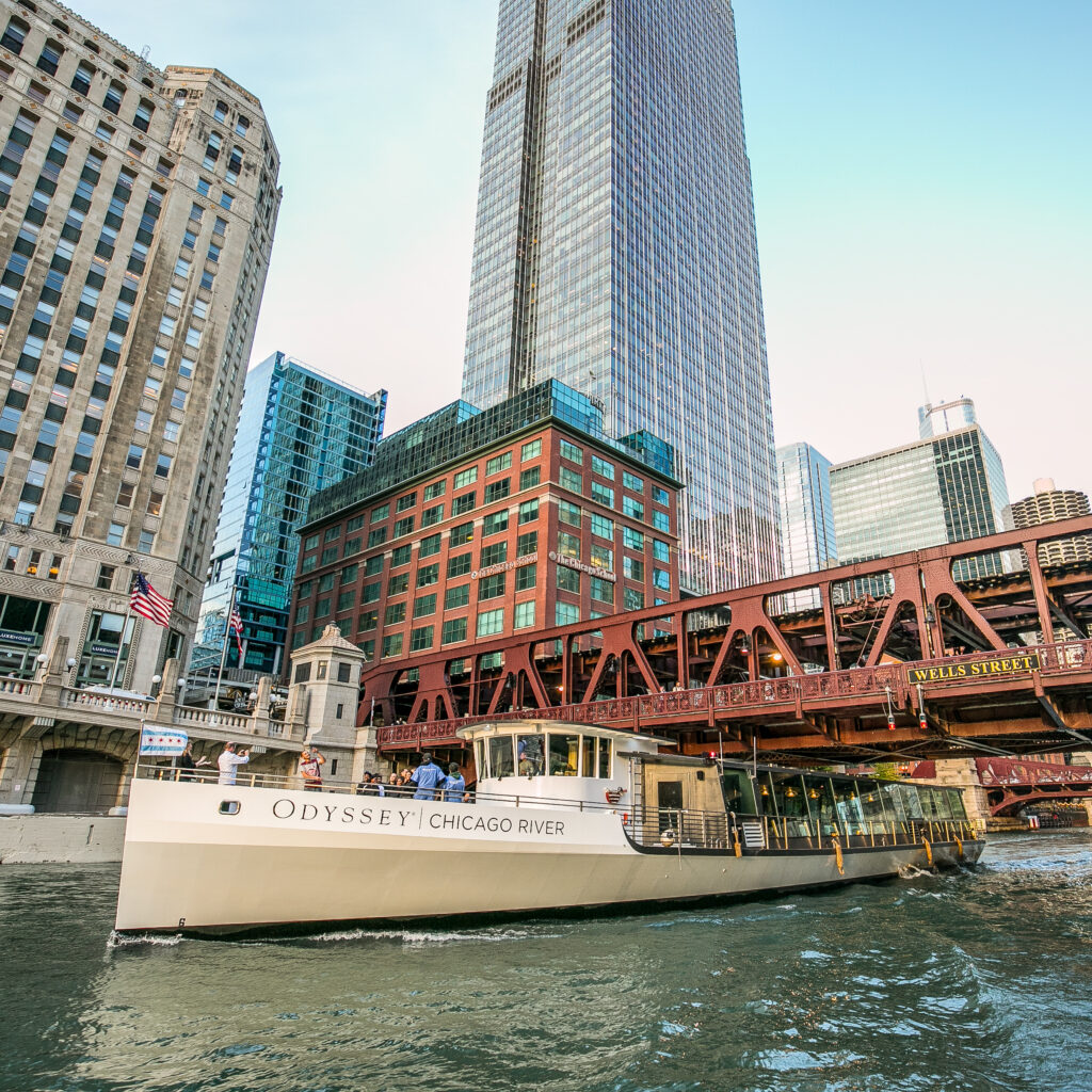 croisières en ville sur la rivière chicago