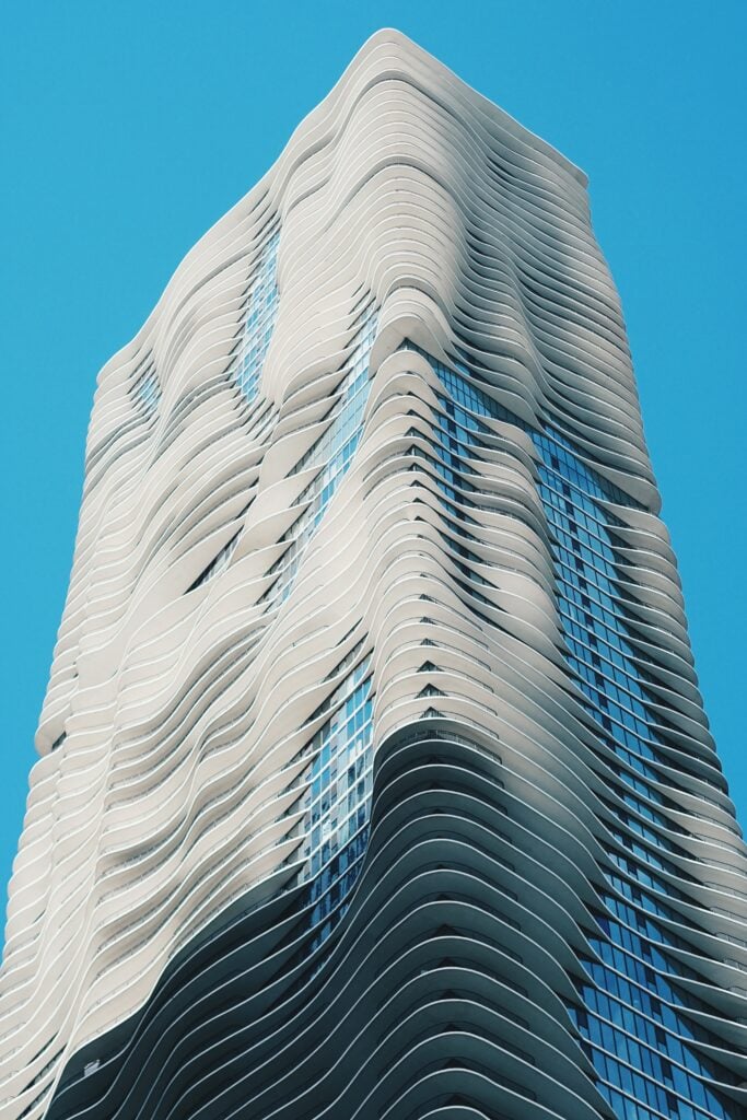 edifício aqua em chicago
