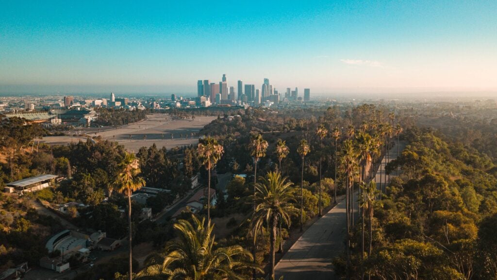 centrum af Los Angeles