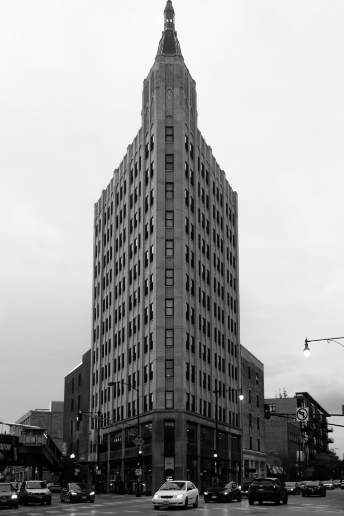 het robey-gebouw in chicago