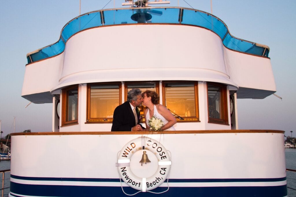 Wild Goose yacht hosting a wedding