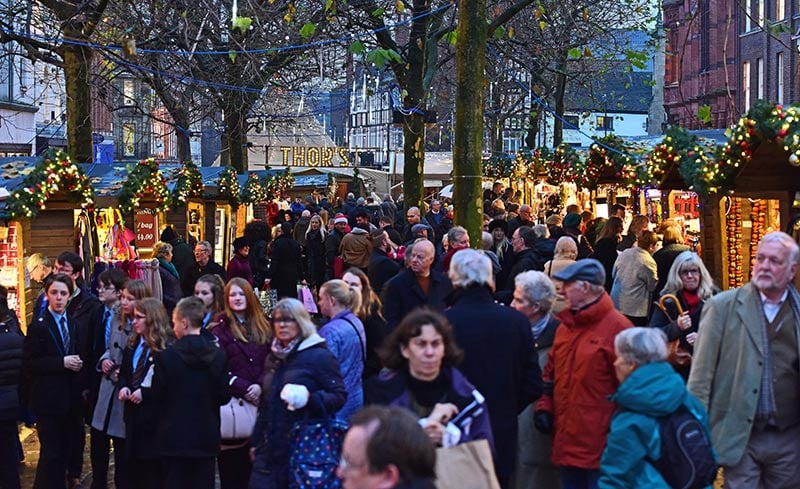 thors market at christmas in york