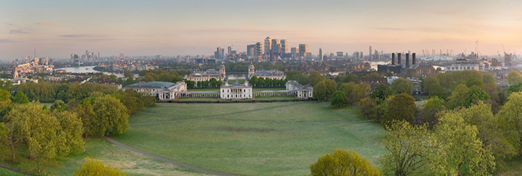 greenwich arial view