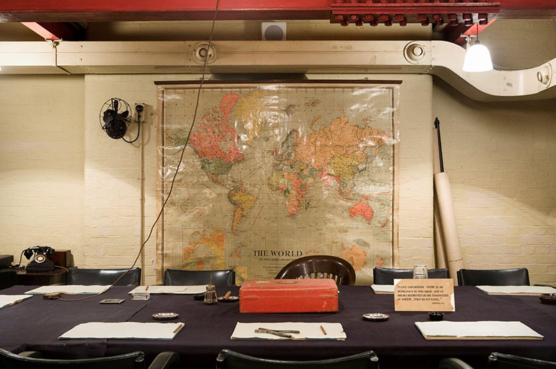 inside view of churchill war rooms