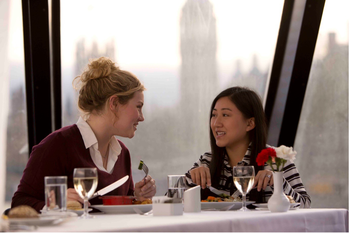 lunch on a city cruise vessel