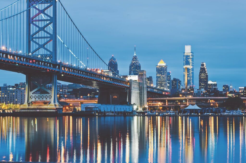 Lo skyline di Philadelphia