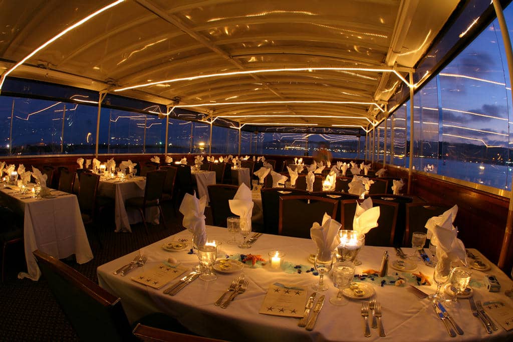 interior of yacht in san francisco